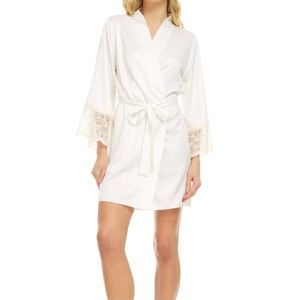 Flora by Flora Nikrooz Matte Charmeuse Wrap Robe